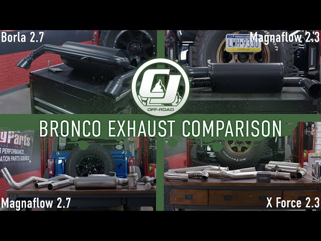 Ford Bronco Exhaust Comparison: Which is YOUR Favorite?