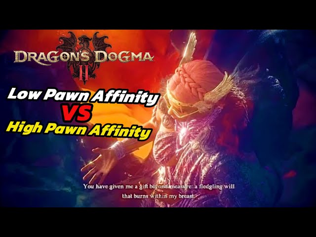 Dragon’s Dogma 2 High Pawn Affinity vs Low Affinity ending