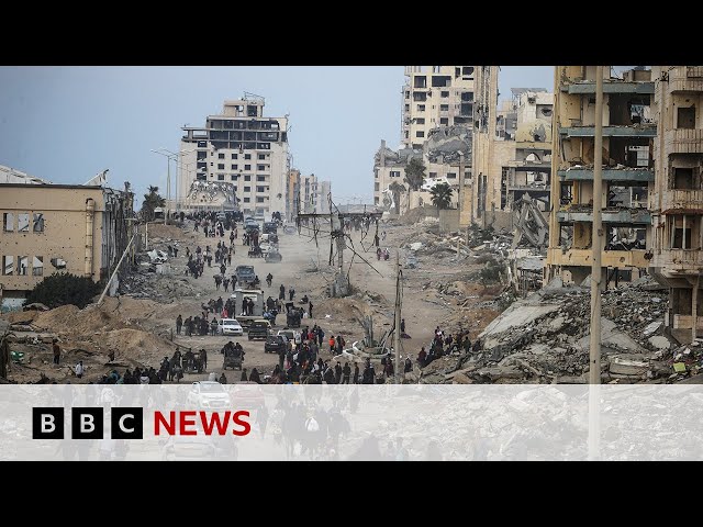 Aid efforts ‘critical’ in Gaza as Palestinians return north | BBC News