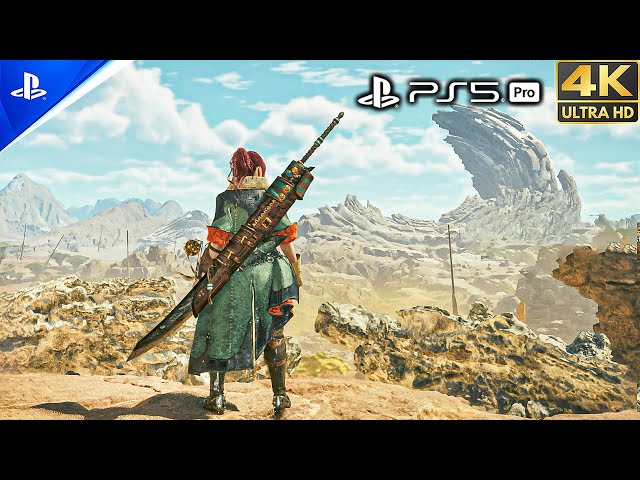 Monster Hunter Wilds - PS5 Pro 4K 60FPS Gameplay