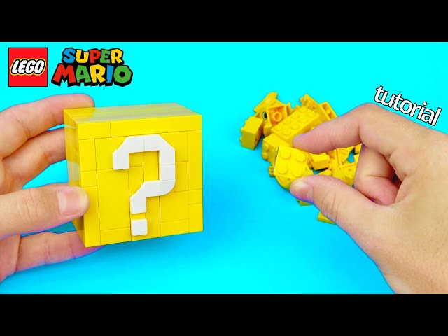 LEGO Super Mario Question Mark Block - How To Build Tutorial