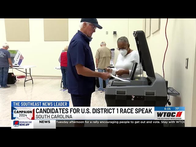 Candidates for South Carolina’s 1st congressional district talk about the upcoming election