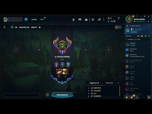 Playing League of Legends