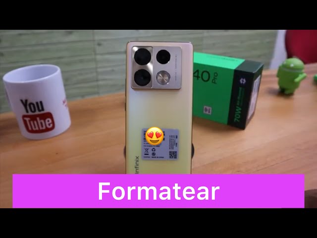 COMO FORMATEAR  [ Infinix NOTE 40 PRO ] hard reset - quitar patron de bloqueo