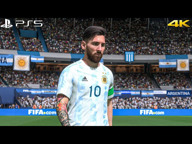 FIFA 22 PS5 - Argentina Vs Spain - World Cup Qatar 2022 - Gameplay 4K HDR