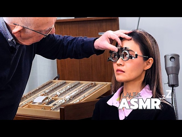 ITALY'S Old School Eye Exam is SO Relaxing | Real ASMR sounds