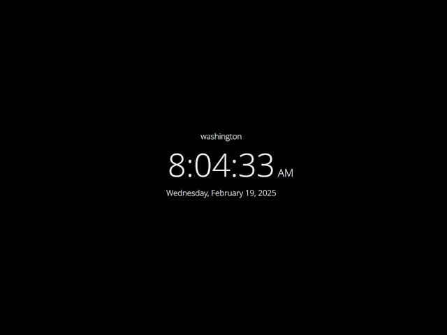 🔴 LIVE | Clock / Time in Washington D.C. now / LIVE Washington D.C / what time is it now