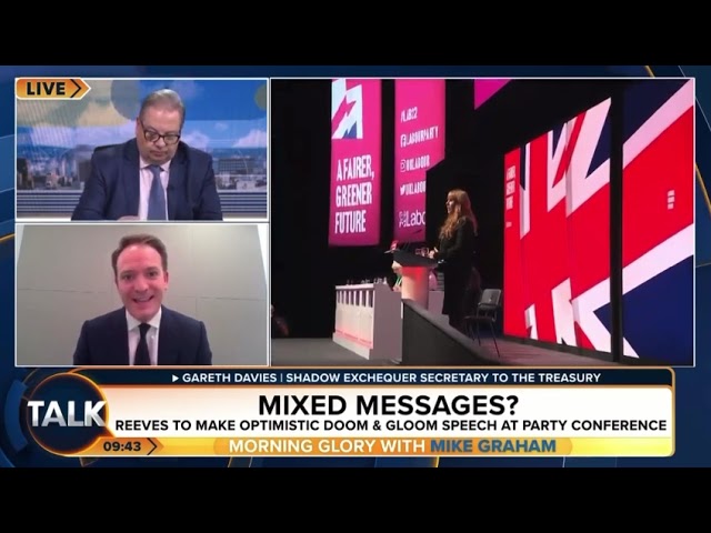 Gareth sets out how Labour hit business confidence - TalkTV, 23/09/24