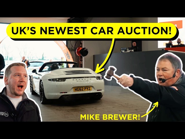 Mike Brewer Opens UK's Newest Car Auction - PRICES WERE CRAZY!