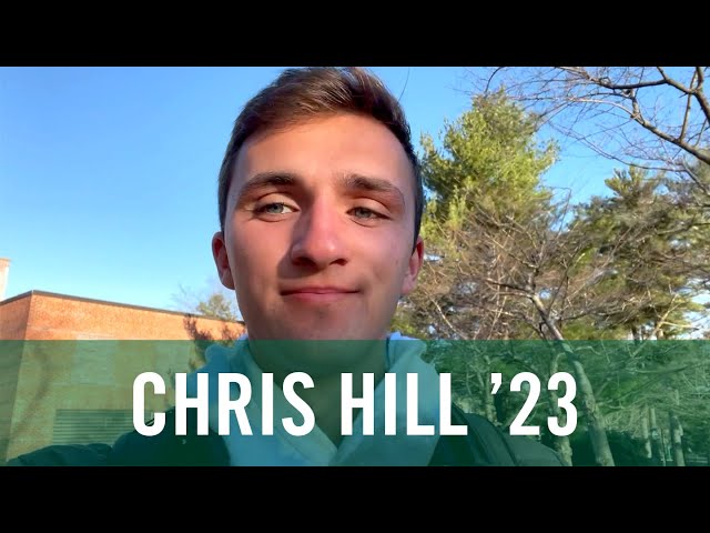 From Academics and Activities: A Week with Chris Hill '23 #BabsonUnscripted