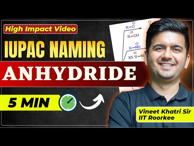 Concise Concept : IUPAC Nomenclature of acid Anhydride | Class 11