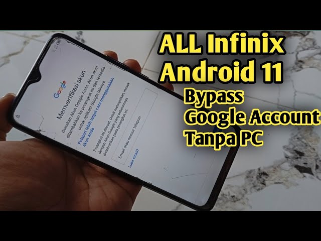 Infinix Frp Bypass Android 11