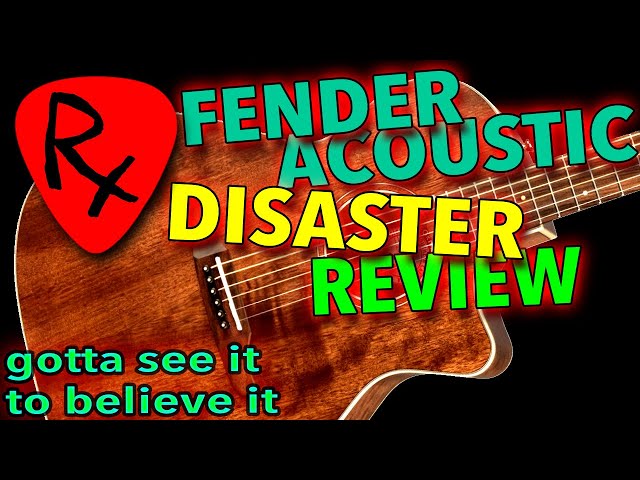 Fender Newporter Acoustic Guitar Disaster Review