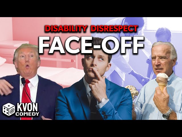 TRUMP vs BIDEN: Disability Disrespect Face-Off (Who is worse? hosted by comedian K-von)