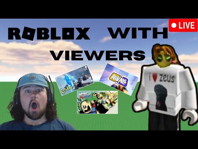 ROBLOX GAMES WITH VIEWERS - GIVEAWAYS - MORNING STREAM #314