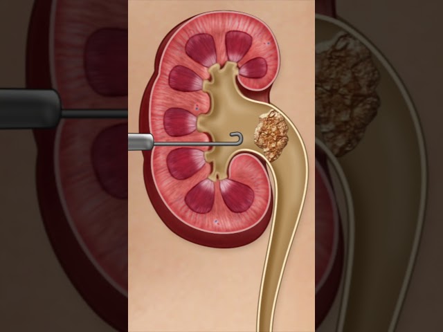 Kidney Stone Procedure - PreOp® Patient Education  #preop #patienteducation #medical  #shorts