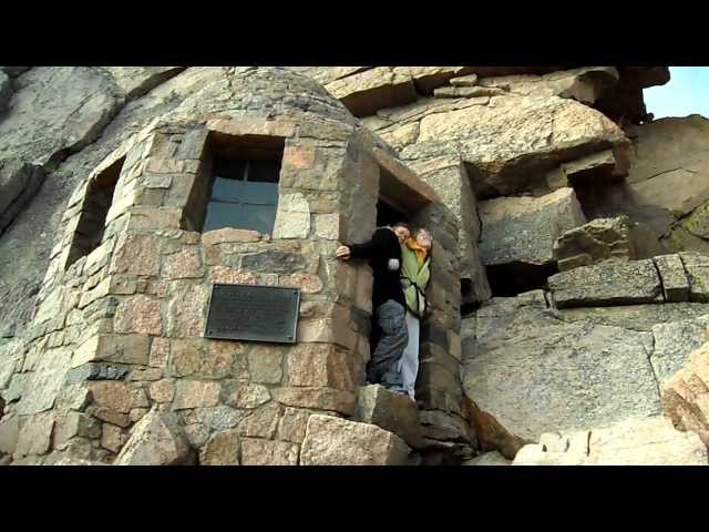 Longs Peak Trail - at the stone hut by The Keyhole