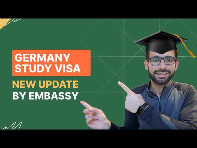 German Embassy announces NEW system for Study Visa (important update 2025)