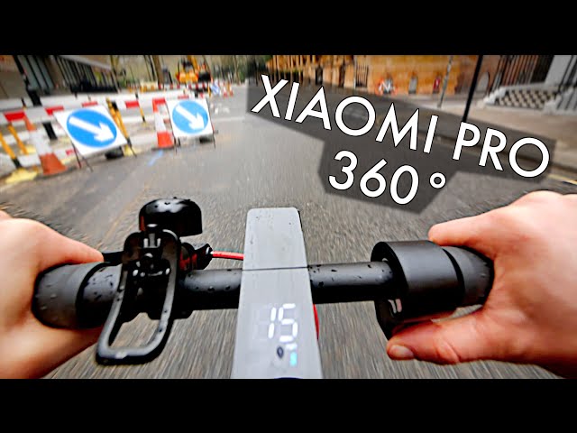 360° XIAOMI M365 PRO Electric Scooter Ride LONDON