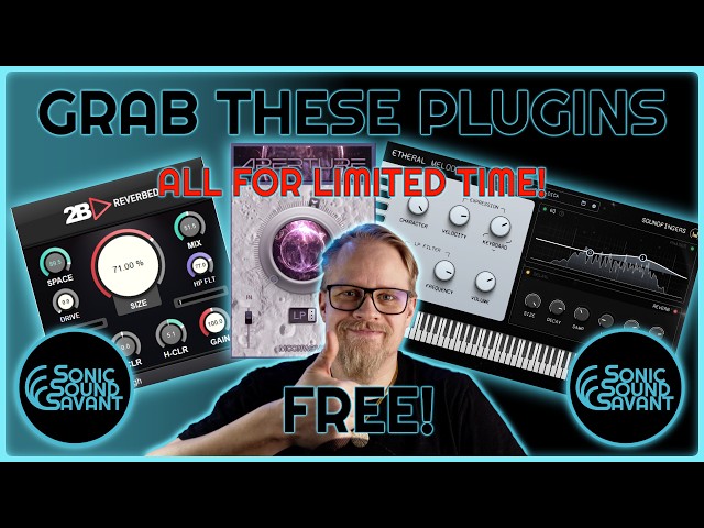 Three new free plugins for music production! ALL FREE FOR LIMITED TIME!