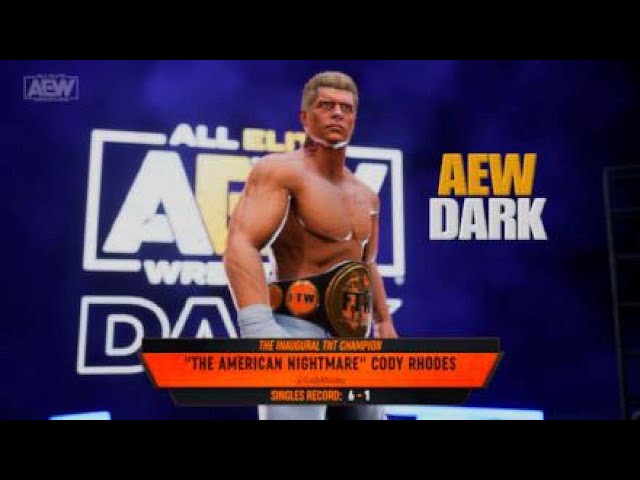 AEW DARK CODY RHODES TELLS RICKY STARK HE GOT HIS REMATCH AT AEW BLOOD AND GUTS!!!!!!!!!