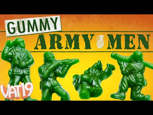 GUMMY Green ARMY MEN (5-pound bag!)