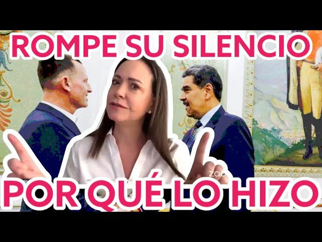 📛 María Corina Machado ROMPE SU SILENCIO tras las actuaciones de TRUMP con MADURO ¿Por qué dijo eso?