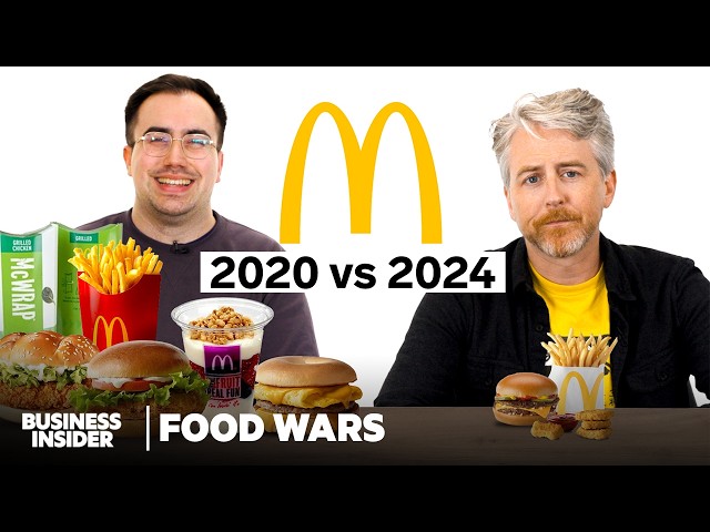 US vs UK McDonald’s 2020 vs 2024 | Food Wars | Insider Food