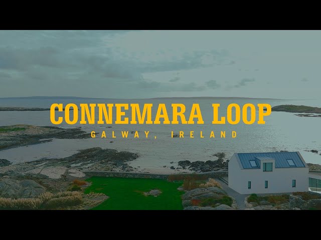 Connemara Loop, Galway, Ireland - Aerial View 4K HD Relaxing