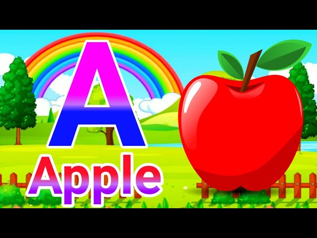 Phonics Song with Two Words - A For Apple - ABC Alphabet Songs with Sounds for Children