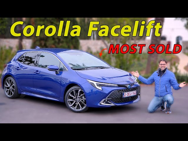 The most sold car! 2023 Toyota Corolla facelift Hatch vs Touring Sports (Hybrid) REVIEW