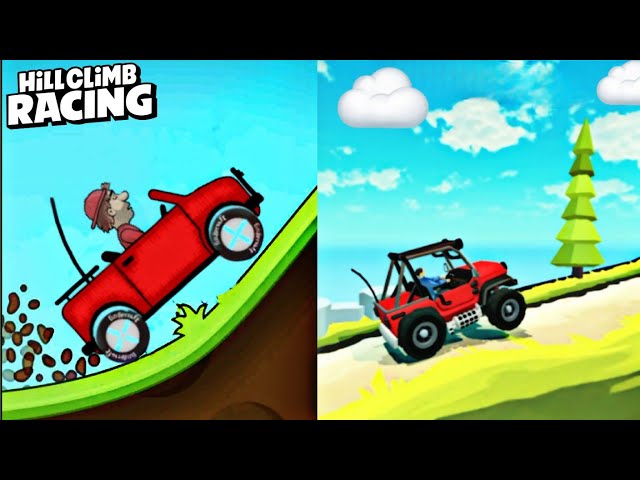 Hill Climb 3D Race vs Hill Climb Racing