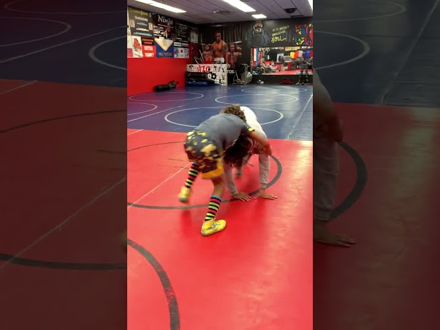 That boy McQueen 🏎️💨💨 is cleannn 🧼 #wrestling #athlete #shorts