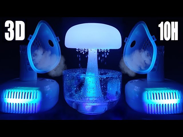 ASMR: Double Aerosol 3D and Amazing Rain for Sleeping