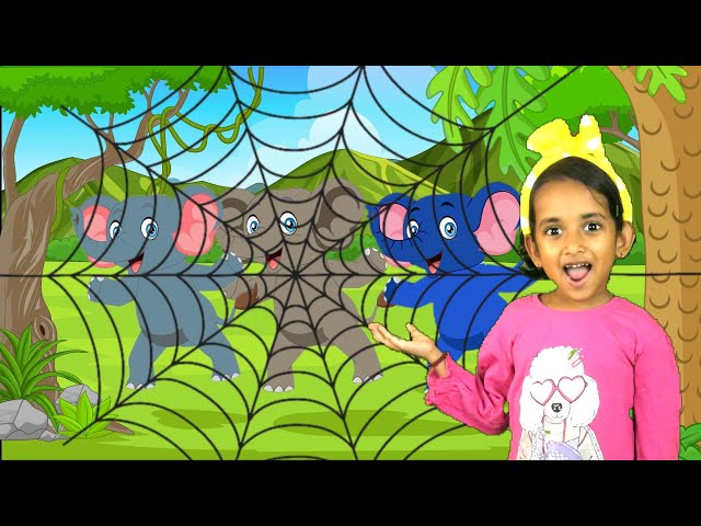 🐘 Ek Mota Hathi | एक मोटा हाथी | Hindi Rhymes for Kids - Kuku and Cucudu