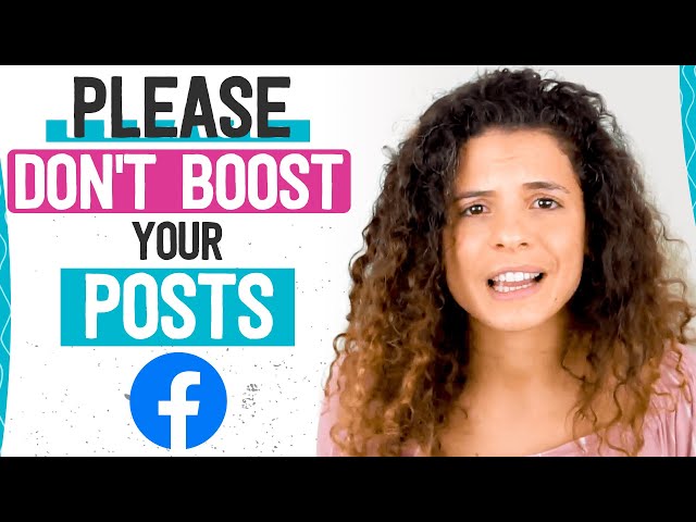 Handmade Shop Facebook Tips: Why You Shouldn't Boost Your Posts