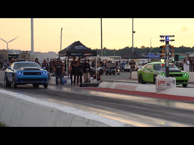 hellcat drag race compilation