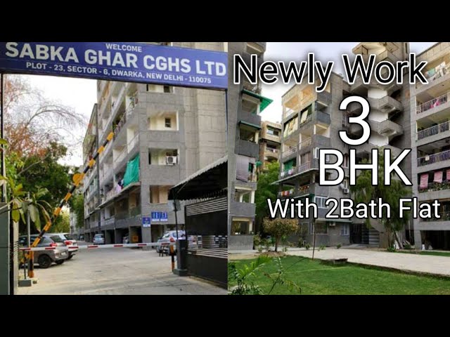 3BHK FLAT IN SEC-:6 DWARKA |RAMPHAL CHOWK KE PASS 3BHK NEWLY WORK 💱🛣️👌