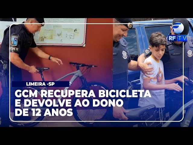 Alerta Total - GCM recupera bicicleta furtada de menino de 12 anos