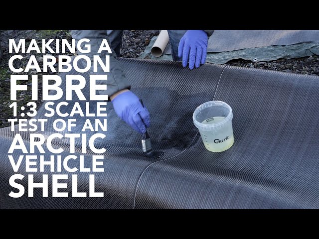 Making carbon fibre Bernardette - the 1:3 scale test version of Bernard. Arctic Vehicle Project [4K]