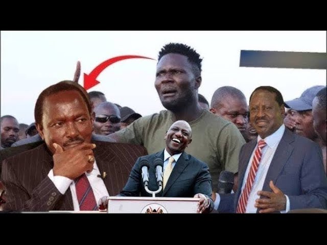 HATA WAKAMBA HAWAMTAKI KALONZO!!" ANGRY BUNGE MAN FEARLESSLY LECTURE KALONZO