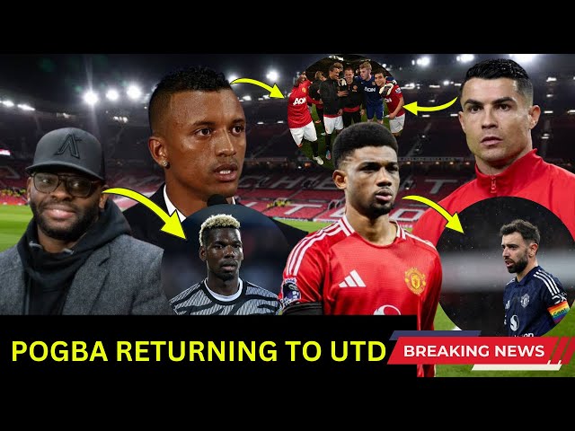 🔴BREAKING✅Amad Reveals Bruno's Message, Pogba's United Return & Nani's Retirement Tributes!