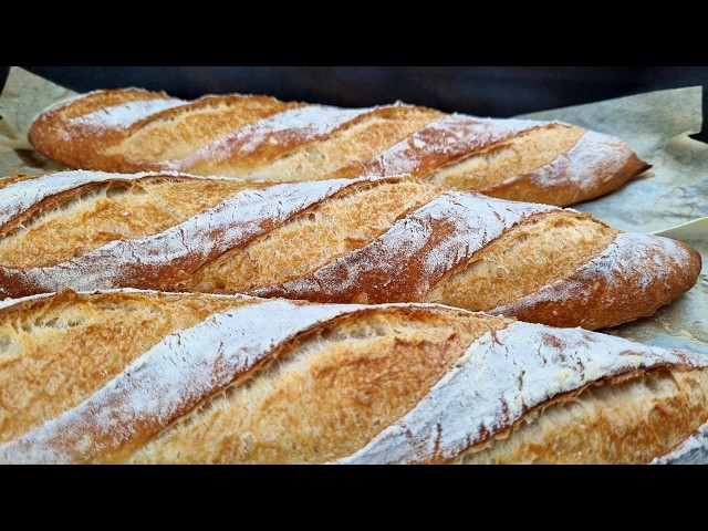 I don't buy bread anymore! The new perfect recipe for baguettes