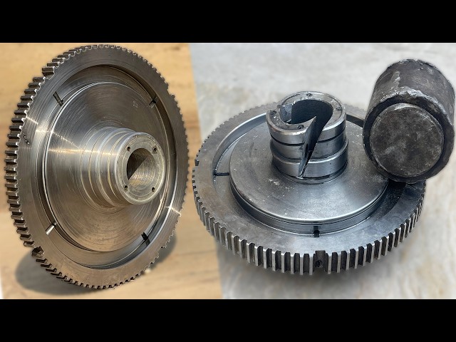 How a Mechanic Restored a Completely Damaged Gear Hub Using Custom Iron Pieces | Hub Reconstructing