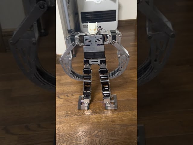 [Biped Robot] Cathode: Confirmation of new battery operation