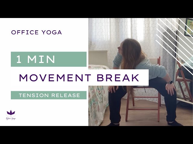 1 Minute Movement Break For Tension Release