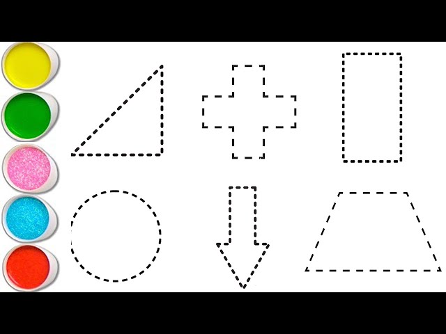 Shapes song for kids, Learn 2d shapes, colors for toddlers  Preschool Learning part - 26