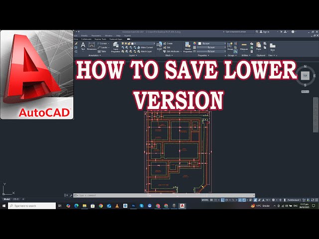 How to Save AutoCAD File in Lower Version | AutoCAD Save Higher to Lower | AutoCAD Save File Issue