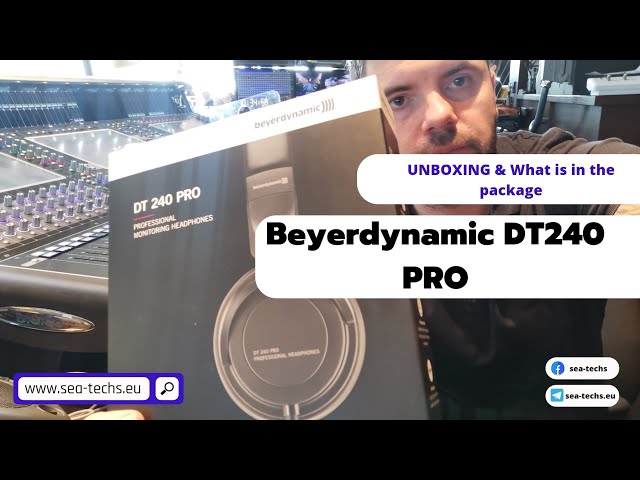 Unboxing @beyerdynamic DT 240 PRO | #headphones | what is in the package?