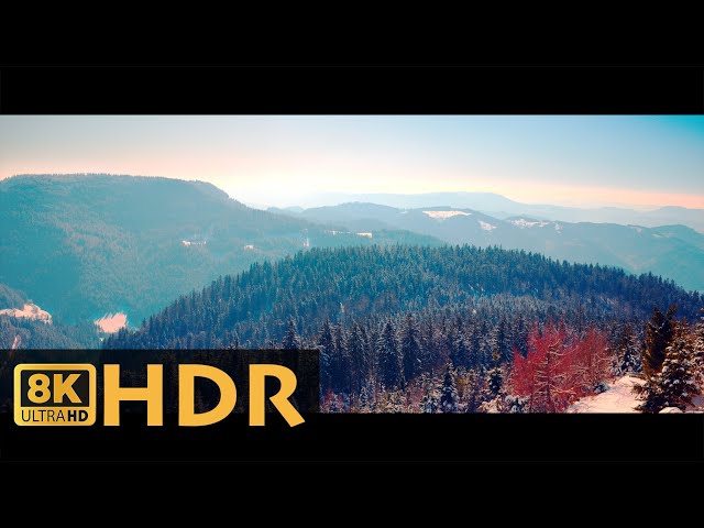 8K HDR WideScreen Schwarzwald/Blackforest  Im/in Winter